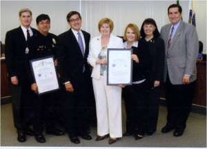 Emily and LA Police Commissioners